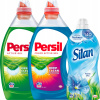 Prací gél - Persil Active Gel 50 + 50 pranie + Silan Fresh Sky 1,8l (Prací gél - Persil Active Gel 50 + 50 pranie + Silan Fresh Sky 1,8l)
