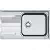 Franke Smart SRX 611-86 LB Nerezový drez s odkapávačom, obojstranný, 86x50cm, 101.0395.055