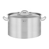 Royal Catering Nerezový hrniec - 14 l - veko | RCST-14E3-S