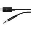 Belkin USB-C kábel s audio káblom 0,9m čierny F7U079bt03-BLK