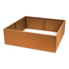 G21 Vyvýšený záhon 102 x 32 x 102 cm, Corten VVG21-COR104