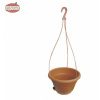 Kvetináč visiaci Venezia 23cm tehlový s drenáž.plastový