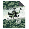 Detexpol přehoz na postel Army vrtuľník 170 x 210 cm