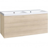EBS KUBA Skrinka + umývadlo 121 cm, dub Kronberg 1 set