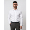 Pánska biela košeľa slim fit na manžetové gombíky 19627 M (39/40) 176/182 cm