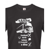Pánske tričko pre kamioňáky Kamion to je moje..., Barva Černá, Velikost 5XL Bezvatriko.cz 0427 - 1xb/1xc