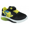 Pokémon topánky z Pikachu, svietiace tenisky na suchý zips, chlapčenské, čierne R32