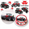 DIGITÁLNA TLAČ Jedlý obrázok na tortu Massey Ferguson Traktory + POSTAVY + TEXT