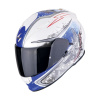 Prilba Scorpion EXO-491 RUN White Blue Veľkosť: XS (53-54 cm)