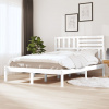 zahrada-XL Posteľ bez matraca biely 150x200 cm masívna borovica 3101029