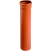 OSMA KG KGEM kanalizačná rúra DN125, 3000 mm, SN4, s hrdlom, PVC, oranžová, 221030