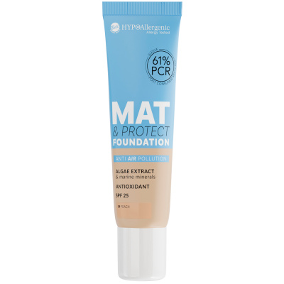 Bell HYPOAllergenic Mat&Protect zmatňujúci make-up na tvár s spf25 04, 30 g