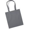Westford Mill Taška W261 bio, prémiová, bavlněná, 10l COT500261n7399-graphite gr UNI Šedá grafitová