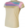 Dámský cyklistický dres SENSOR Helium sand/stripes Velikost: L, Barva: žlutá
