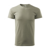 MALFINI Tričko Heavy New 137, krátký rukáv, unisex MAL-1372812 XS Khaki světlá