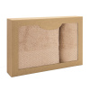 Darymex BAVLNENÉ UTERÁKY SOLANO SADA 1 KS 50X90 CM, 1 KS 70X140 CM CAPPUCINO