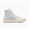 Converse Polokozačky Chuck Taylor All Star Lift Platform Luxe Workwear Modrá