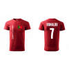 Eu t -shirt s krátkym rukávom 164 (T -shirt Portugalsko Cristiano Ronaldo 7 Jr)