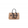 Childhome Childhome - Prebaľovacia taška MOMMY BAG RAFFIA LOOK béžová FBB0352 + záruka 3 roky zadarmo