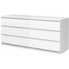 FalcoNabytek Komoda Simplicity 232 bílý lesk