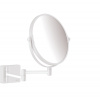 Hansgrohe AddStoris - Kozmetické zrkadlo Ø188 mm, biela matná 41791700