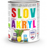 Slovlak Slovakryl Univerzálna farba na drevo, kov a betón 2,5kg Farba: 0100 Biela, Balenie: 2,5 kg