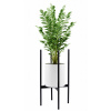 Stojan na kvety - Kvetinový kov stojan na kvety loft 60 cm (Stojan na kvety - Kvetinový kov stojan na kvety loft 60 cm)