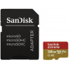 SanDisk Extreme Action Cams and Drones microSDXC 128GB 190MB/s A2 Class 10 V30 UHS-I U3, adaptér SDSQXAA-128G-GN6AA