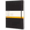 Linajkový zápisník Moleskine v pevnej väzbe XL čierny