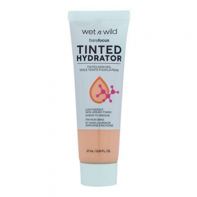 Wet n Wild Bare Focus Tinted Hydrator rozjasňující a hydratační make-up 27 ml odstín Medium Tan