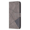 Knižkové puzdro Rhombus sivé – Samsung Galaxy Xcover 7 Pro