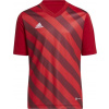 adidas teamwear Detský futbalový dres adidas Entrada 22 Graphic Jersey červeno-čierny H58983 Veľkosť: 140 cm