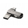 Lexar® JumpDrive® D400 USB 3.1 Type-C dvojslotový kovový USB kľúč – pre telefón aj počítač. Hliníkové puzdro, 64 GB