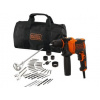 BLACK+DECKER Elektrická vŕtačka s príklepom BEH710SA40