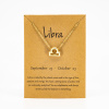 Girly Zlatý náhrdelník Zodiac Znamenia: Váhy