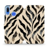 Flipové pouzdro Mobiwear - Huawei Nova 3 - VA53S Zebří (Knížkové flip pouzdro, obal, kryt na mobil Huawei Nova 3 - VA53S Zebří, materiál Umělá kůže + TPU - ochrana 360°, stojánek, silikonová vanička,