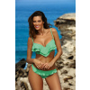 Marko Elegantné dvojdielne plavky Marko Matylda Maladive M-469 (21) zelené, Veľkosť XL, Farba zelená