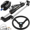 VEVOR Hydraulický riadiaci set HK6400A-3 Sada zliatin hliníka + PVC
