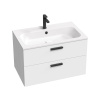 Ravak Chrome skrinka 70x49x50 cm závesná kúpeľňová skrinka pod umývadlo biela X000001746
