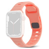 AppleMix Remienok pre Apple Watch Ultra 49 mm / 45 mm / 44 mm / 42 mm - vrúbkovaný - silikónový - ružový