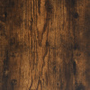 vidaXL Toaletný stolík s LED svetlami dymový dub 96x40x142 cm - Hnedá - 201593-135294