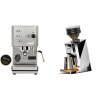 Profitec GO, brushed stainless steel + Eureka Mignon Zero 65 Speedy, CR chrome