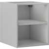 Mexen Box-A, otvorená skrinka s policou 40 cm, sivá matná, 91AX2-0400-470-0-62