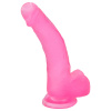 Lovetoy Jelly Studs realistický dildo s prísavkou 20 cm ružový