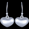 Silver.ag Náušnice strieborné, srdcia E1173