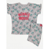 Detský komplet - Baby Set George 74 Béžová, biela, hnedá, ecru, ružová, zelená 3 ks. (George Set 68-74 6-9 Top Minnie Mouse Shorts)