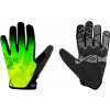 Cyklistické rukavice Force MTB CORE, fluo-zelené L (8592627141430)