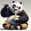 CUKROVÁ TLAČ jedlý obrázok na tortu Cukrová hmota Hungry Kung Fu Panda + MENO