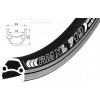 ráfek REMERX DRAGON 719 V-brake 406x19 32děr černý nýt