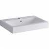 Geberit iCon - Umývadlo 600x485 mm, otvor na batériu, s prepadom, s KeraTect, biela 124560600